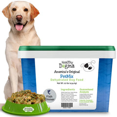 Healthy Dogma PetMix cena de pescado Alaska, fuente de proteína para pelaje suave.