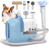 HEAPETS kit acicalado para perros con aspiradora de 3L, recoge pelo fácilmente.
