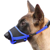 HEELE bozal para perros azul ajustable para un ajuste seguro