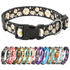 HEELE collar margarita patrón doble para paseos con estilo.