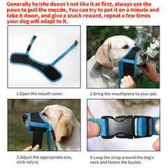 HEELE Musera para perros, confort-nailon: piel suave y uso prolongado cómodo.