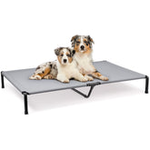 Heeyoo cama elevada para perros con malla resistente, mantiene al perro fresco y cómodo.