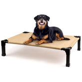 Cama para perro Heeyoo con malla transpirable, descanso fresco y cómodo.