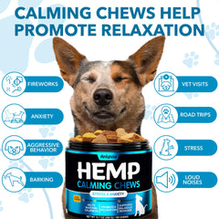Helopssa: bocaditos calmantes con sabor pato para perros exigentes.