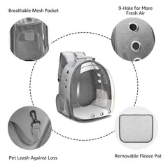 Henkelion bolsa mascotas delantera, ergonomía que reduce la presión al llevar