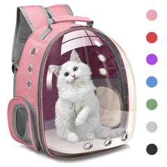 Henkelion cápsula espacial para mascotas con visión amplia y segura en el transporte
