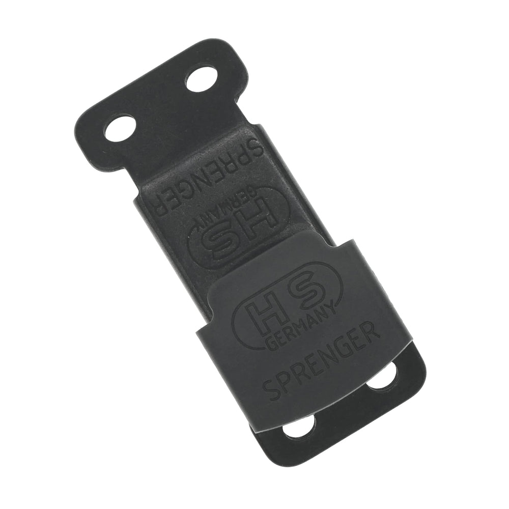 Herm Sprenger ClicLock: hebilla negra para collar de adiestramiento, montaje y cierre sencillo.