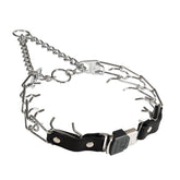 Collar de púas Herm Sprenger con cliclock para paseos sin enredos.