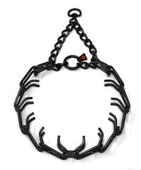 Collar Herm Sprenger con púas negro 4 mm, ideal para adiestramiento controlado