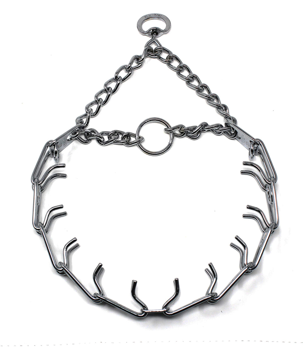 Collar Herm Sprenger de púas 22in x 3mm para entrenamiento seguro.