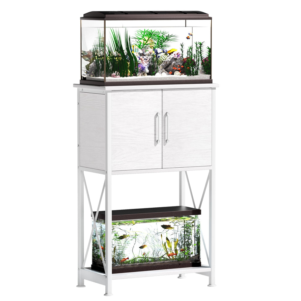 Herture: soporte para acuario 5-10 galones con superficie estable para observación.