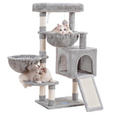 Hey-brother árbol para gatos con estructura ergonómica para subir y explorar