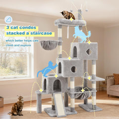 Hey-brother hamaca-torre-gatos: zona suave para relajarse y observar.