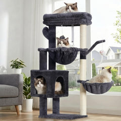 Heybly Arbol Gato Cactus Base: estabilidad y juego seguro para gatos.