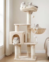 Heybly Arbol Gato Con Juguete, ideal para juego activo en casa.