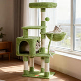 Heybly arbol gato con juguete: estimula juego diario del felino.