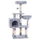 Heybly árbol gato con juguete para juego y descanso.