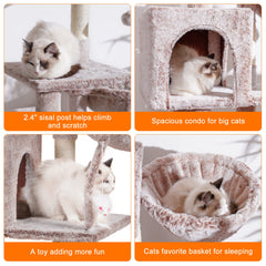 Heybly arbol gato nido cama: refugio cálido para siestas.