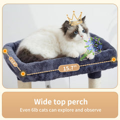 Heybly Arbol Gato: postes de rascar con sisal para uñas afiladas