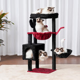 Heybly arbol de gatos torre gótica con postes de sisal para afilar uñas en casa