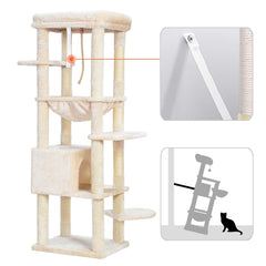 Heybly árbol para gatos, trepadores triples, facilitan subir y bajar con confianza.