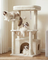Heybly Cat Tree: plataforma de descanso grande para gatos, ideal para estirarse y relajarse