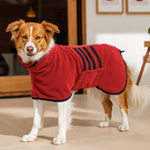 HezzLuv bata perro microfibra absorbente para secado rápido tras el baño