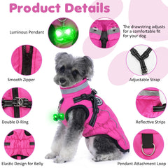 HezzLuv con colgante luminoso para visibilidad nocturna.