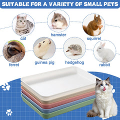 HFYZZ bandeja para gatos mediana, amarillo, uso práctico para múltiples propósitos.