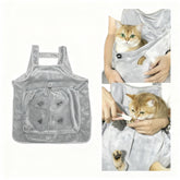 Hhuabeibei delantal gato con ajuste por cordón para mayor comodidad.
