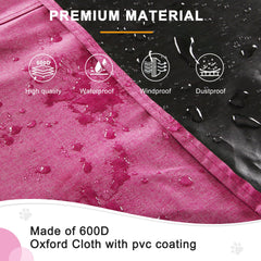 HiCaptain funda para jaula de perros 48 rosa, puertas, facilita abrir y ventilar.