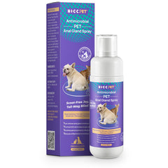 HICC PET rociador glándula anal en botella, apoyo suave para la comodidad de mascotas.