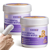 Toallita dental HICC PET para dedo, limpieza suave de dientes y encías.