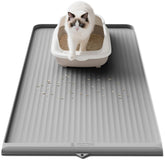 Alfombra para caja de arena HICOOI con borde elevado y captura de desorden
