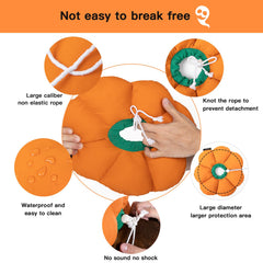 HIDREAM cono-gato-calabaza-naranja, decoración festiva con función protectora.