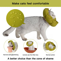 Cono Hidream para gato, ajuste elástico para un ajuste seguro.