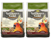 Higgins Cartamo Gold: mezcla natural en bolsa para aves psitácidas.