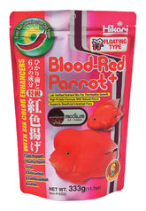 Alimento Hikari loro rojo sangre en pellet mediano para color intenso y crecimiento.