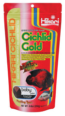Hikari Cichlid Gold: pellets flotantes para monitorizar la ingesta diaria.