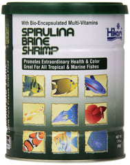 Cubos de espirulina artemia con multiples nutrientes para dieta equilibrada.