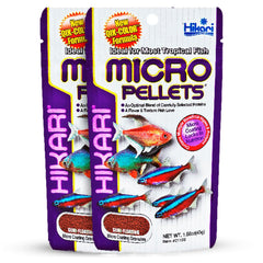 Hikari Tropical Micro Pellets: dos unidades, paquete práctico para acuario.