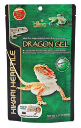 Hikari Dragon Gel con tubo dispensador para alimentar dragones barbudos fácilmente