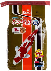 Hikari germen de trigo que se hunde, alimento para acuarismo, favorece digestión suave en peces dorados.