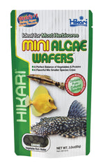 Obleas de algas Hikari en empaque, alimento equilibrado para peces herbívoros.