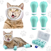 Hillban bozal para gato transparente para cuidado del pelaje y comodidad