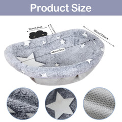 Himake cama con soporte fuerte de 50 libras para seguridad y confort.