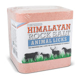 Himalayan Secrets sal rosa comprimida para ganado, suministro mineral natural en lamido.