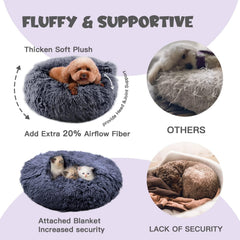 Himax tejido plush ultra suave para descanso cómodo de la mascota.