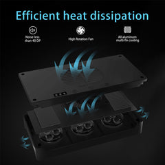 Ventiladores duales de Hipargero A029, silenciosos durante uso prolongado