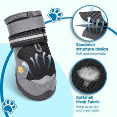 Hipaw botas para perros con suela antideslizante para superficies seguras